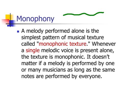 polyphony definition music: How does polyphony differ from monophony in musical composition?