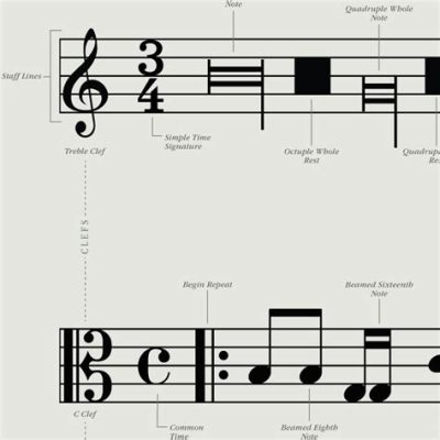 what does guitar sheet music look like and how does it differ from other musical notations?