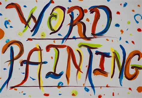 word painting definition music What if the notes on the page could paint a picture in your mind?